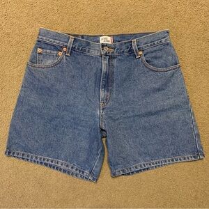 Vintage Levi’s 550 Relaxed Fit Women 14 Shorts Blue Jean HighRise Denim Mom USA